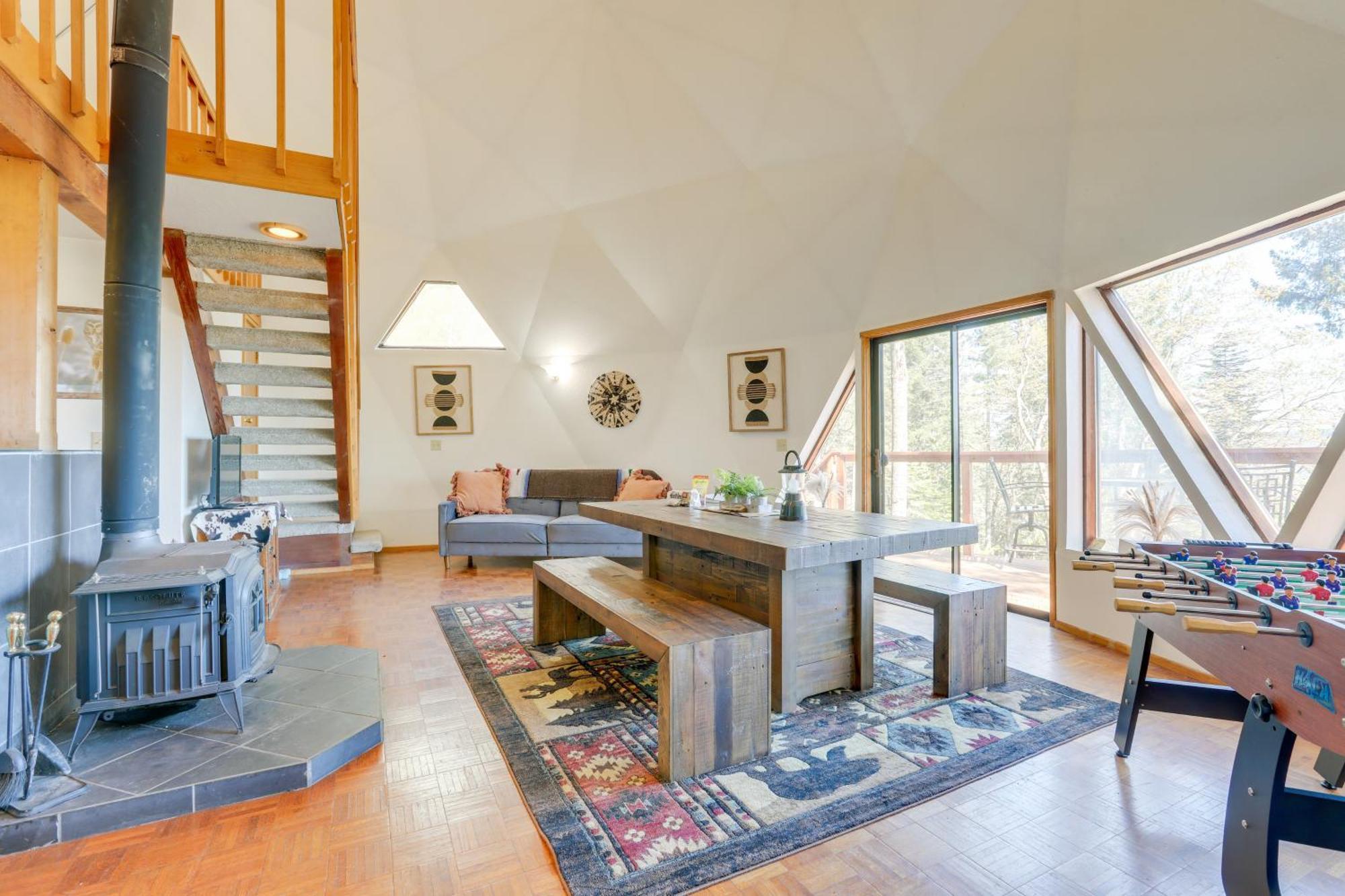 Off-Grid Nevada City Geodesic Dome House With Views! Exterior foto